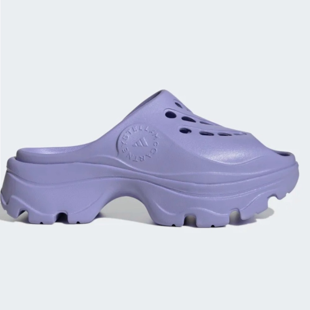 STELLA MCCARTNEY 🧘‍♀️adidas Lilac Lavender Clog Unique 6 Yoga Work Out Comfy